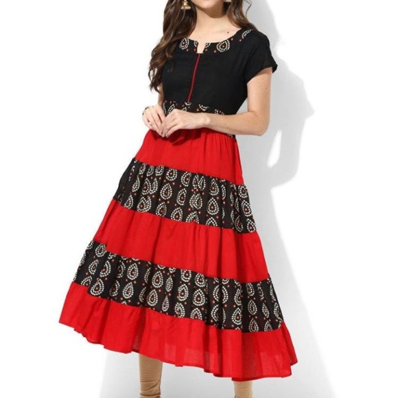 Authentic Indian Dress A-Line Size XL - Picture 5 of 5